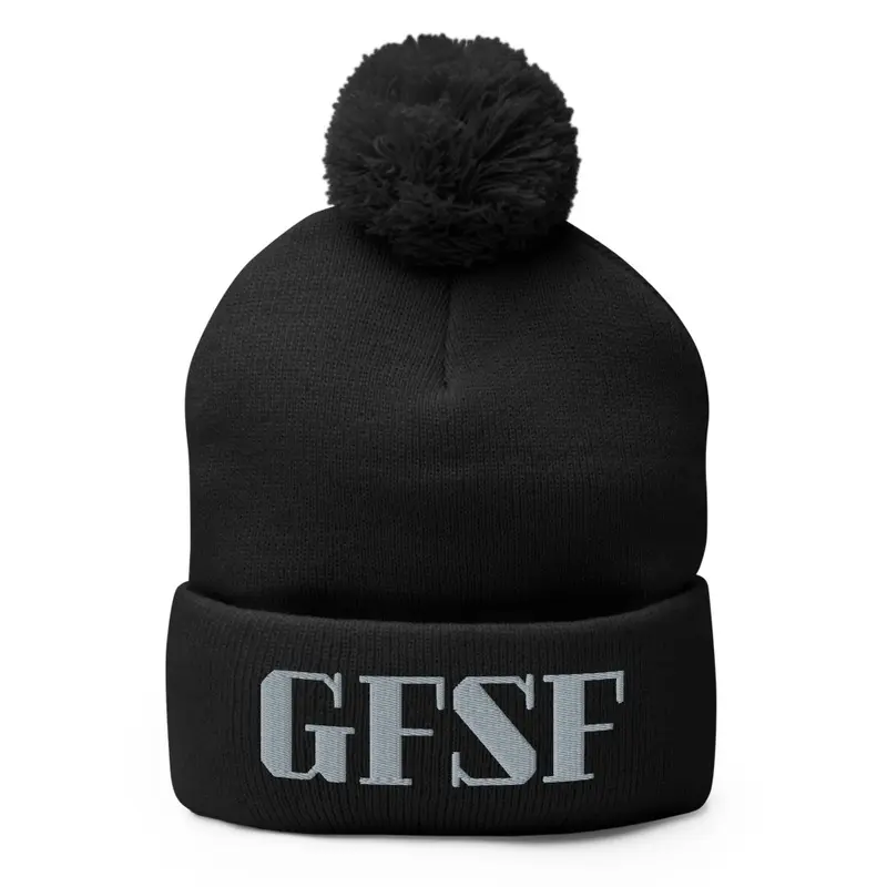 GFSF pom pom beanie